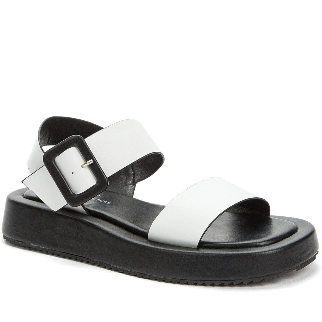 Keddo Womens white casual open sandals | Vilbury London