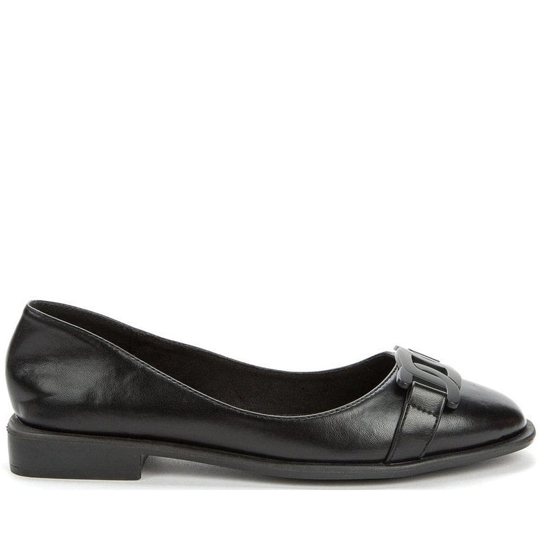 Betsy Womens black casual closed shoes | Vilbury London