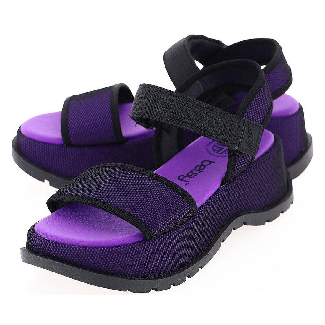 Betsy Girls violet casual open sandals | Vilbury London