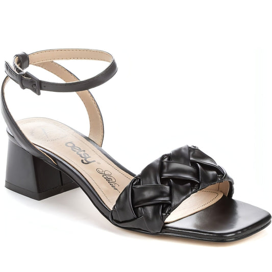 BETSY womens black elegant open sandals | Vilbury London