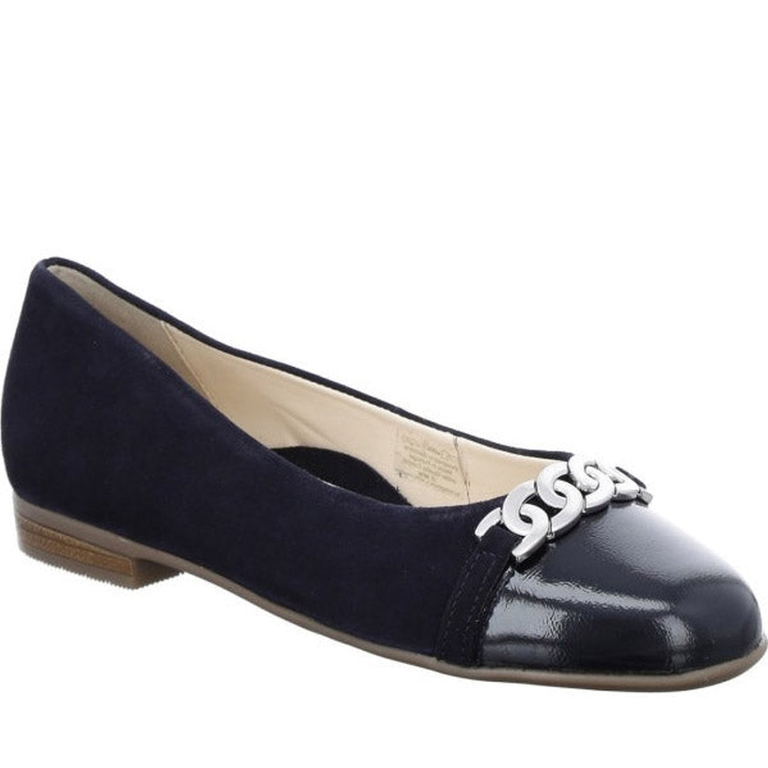 Ara Womens Basic Blue sardinia shoes | Vilbury London