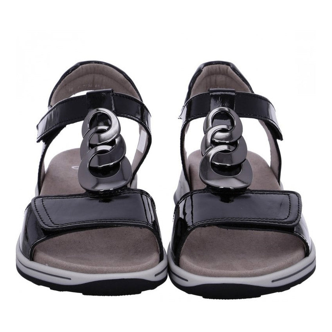 Ara Womens Schwarz osaka sandals | Vilbury London