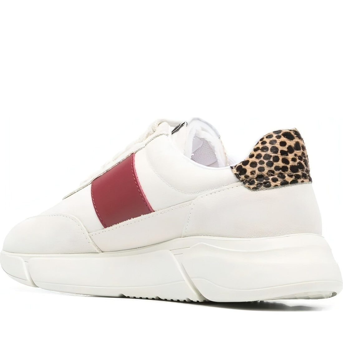 AXEL ARIGATO womens cremino, bordeaux, leopard genesis vintage runner shoe | Vilbury London