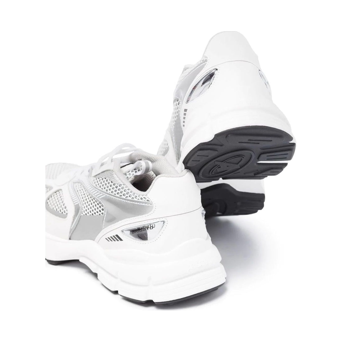 AXEL ARIGATO womens white, silver marathon runner shoe | Vilbury London