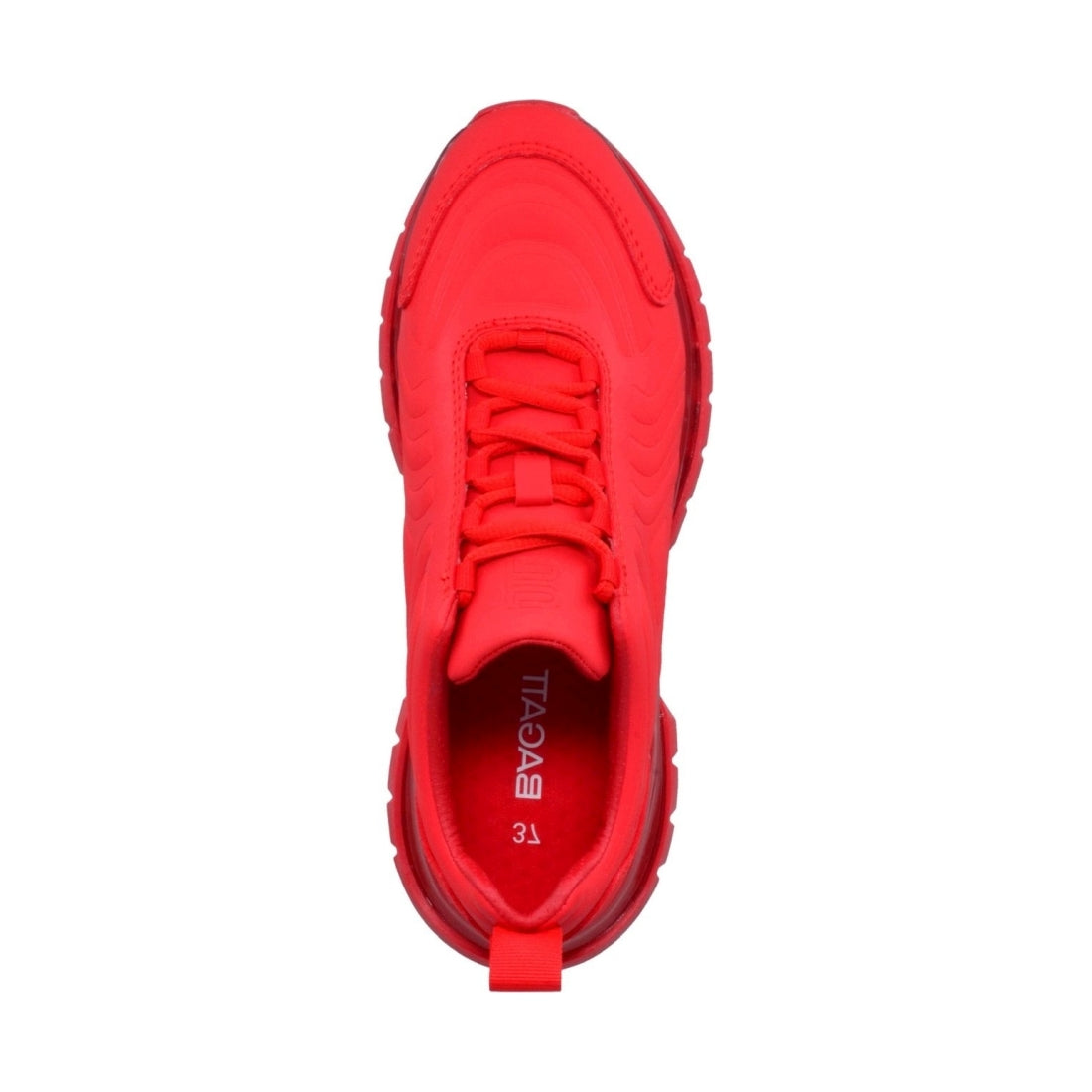 BAGATT womens red athena sport shoe | Vilbury London