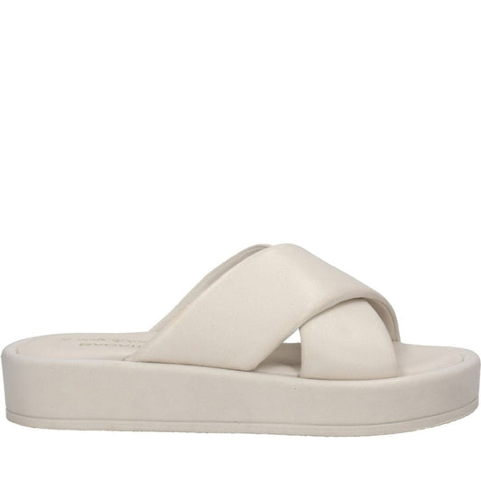 BAGATT womens white hanoi slippers | Vilbury London