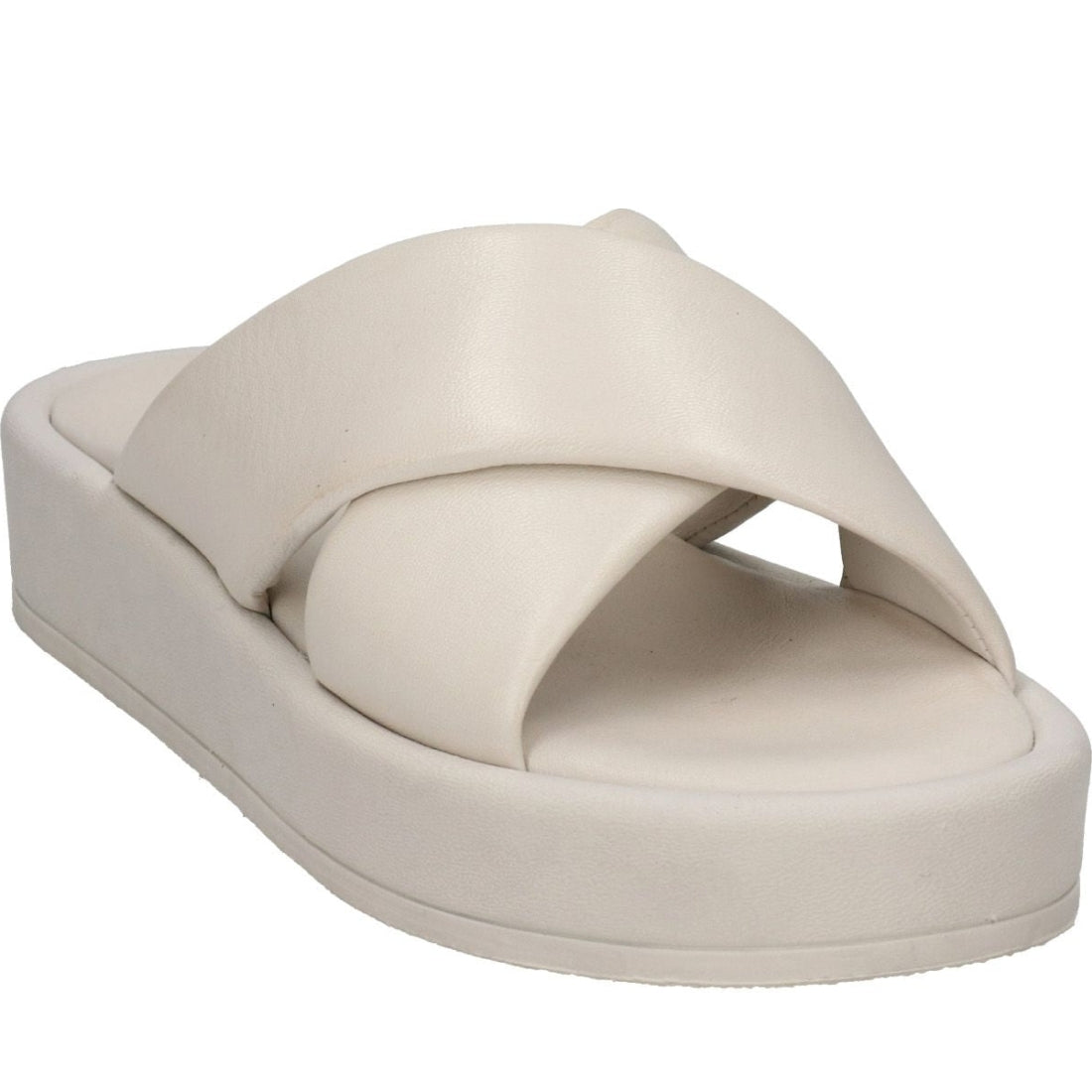 BAGATT womens white hanoi slippers | Vilbury London