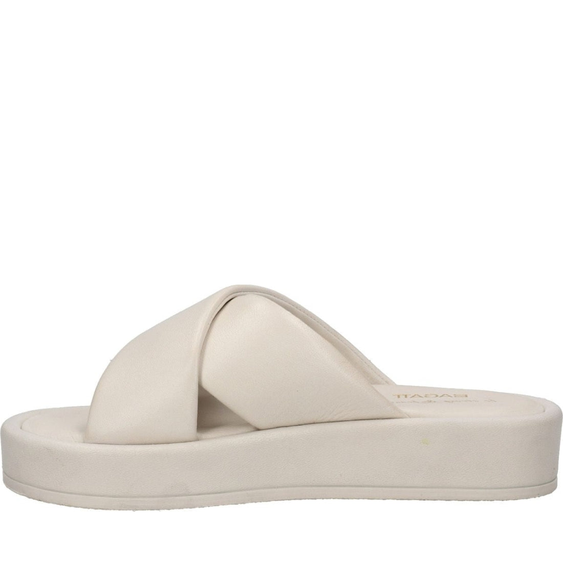 BAGATT womens white hanoi slippers | Vilbury London