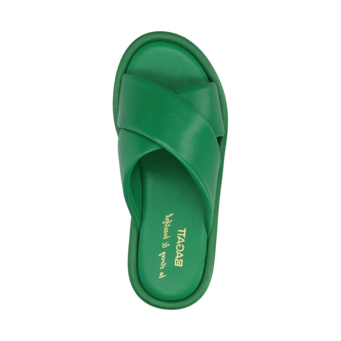 BAGATT womens green hanoi slippers | Vilbury London