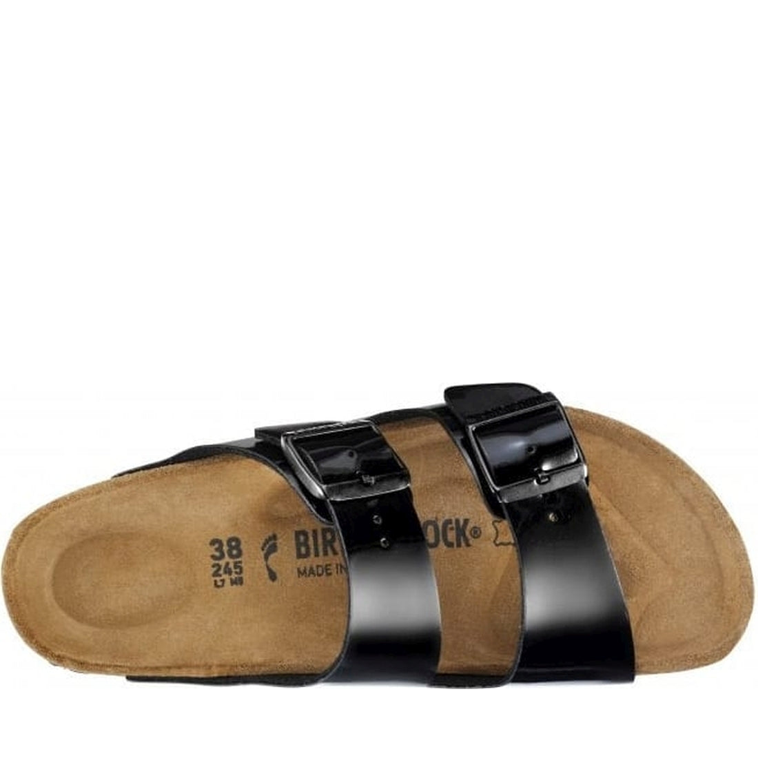 Birkenstock Mens Black arizona bs slippers | Vilbury London