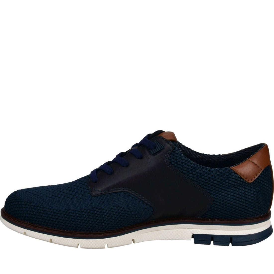 Bugatti mens dark blue sandman sport shoe | Vilbury London