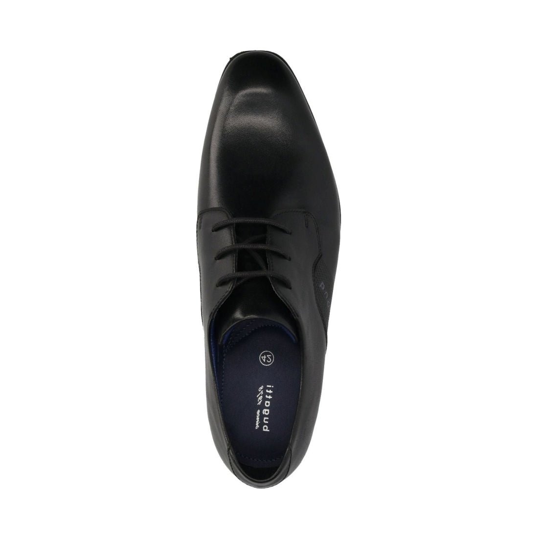 Bugatti mens black mattia eco formal | Vilbury London