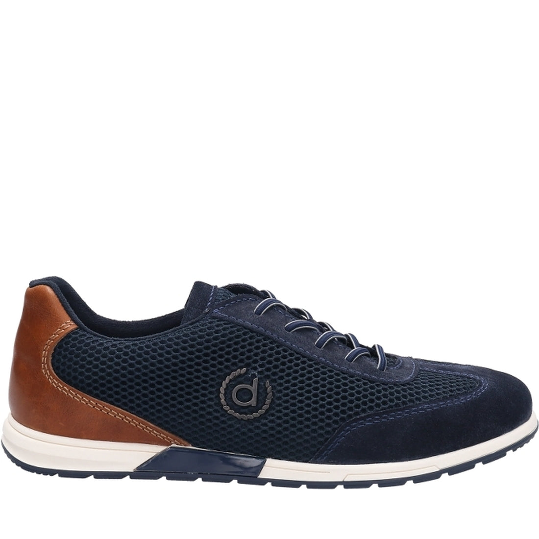 Bugatti Mens Dark Blue stowe shoes | Vilbury London