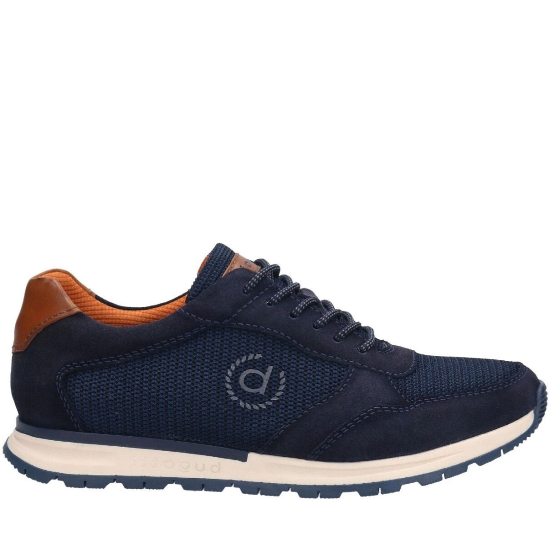 Bugatti mens dark blue, dark blue stranger sport shoe | Vilbury London