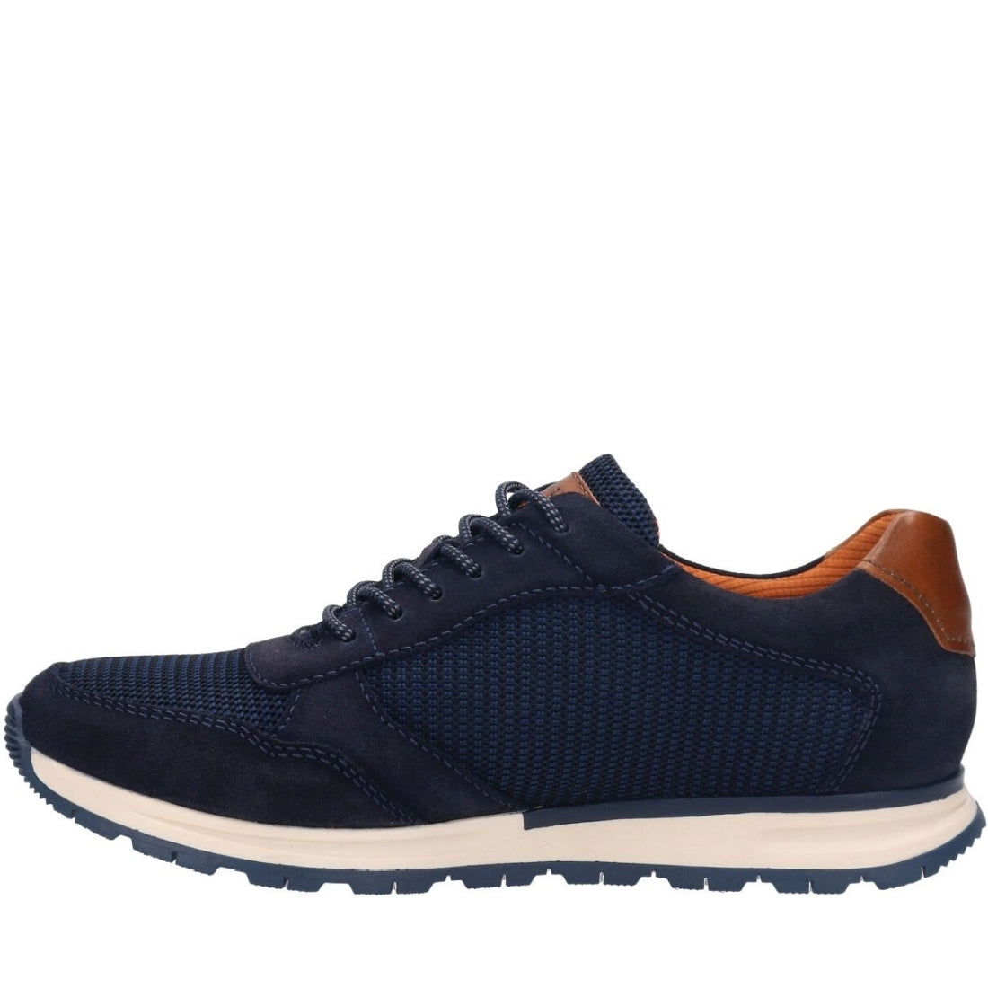 Bugatti mens dark blue, dark blue stranger sport shoe | Vilbury London