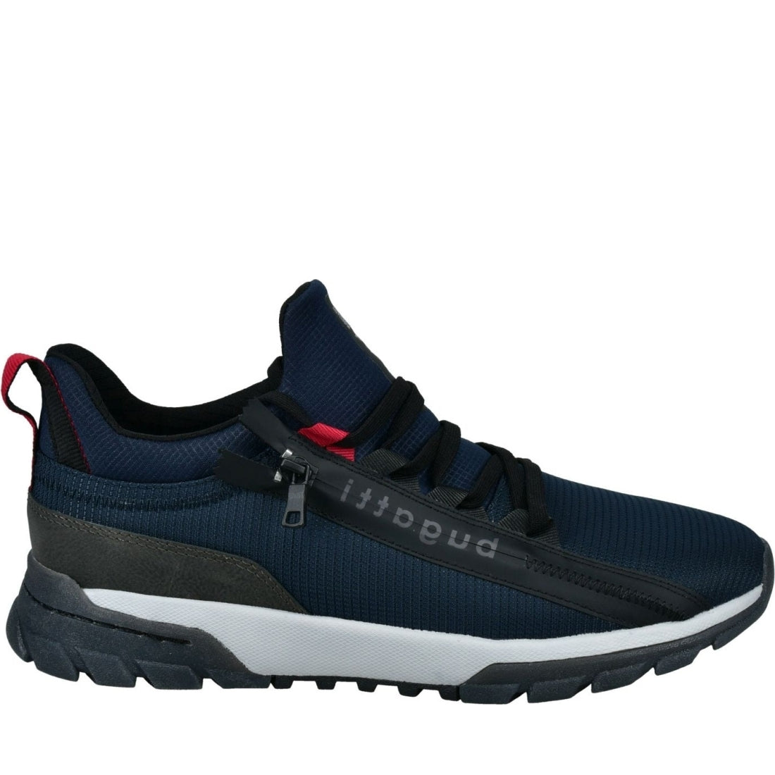 Bugatti mens dark blue lightning sport shoe | Vilbury London