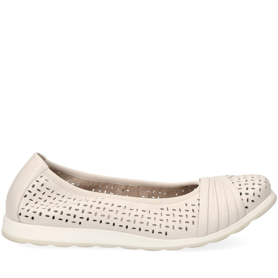 Caprice Womens nude casual closed shoes | Vilbury London