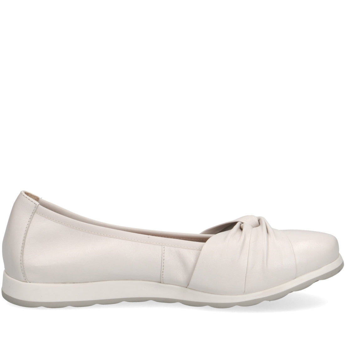 Caprice Womens white casual closed shoes | Vilbury London