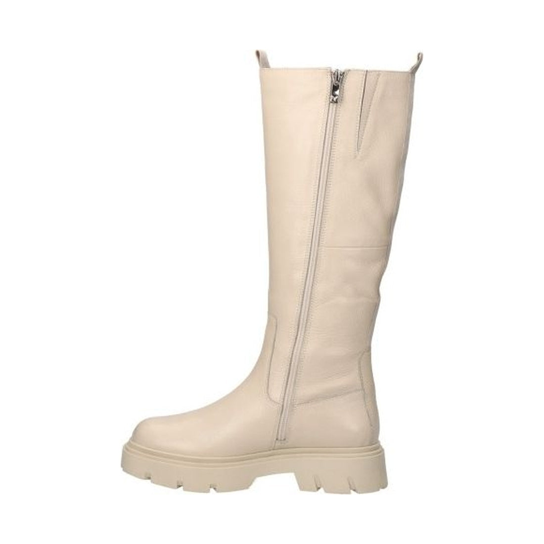 Caprice womens nude casual closed boots | Vilbury London
