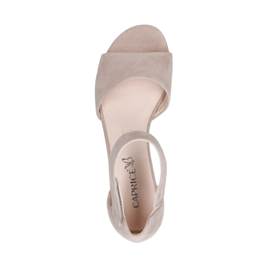 Caprice Womens beige elegant open sandals | Vilbury London