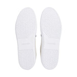 Calvin Klein mens white mix low top lace up mix sport shoe | Vilbury London