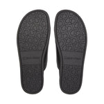 Calvin Klein mens ck black double strap sandal | Vilbury London