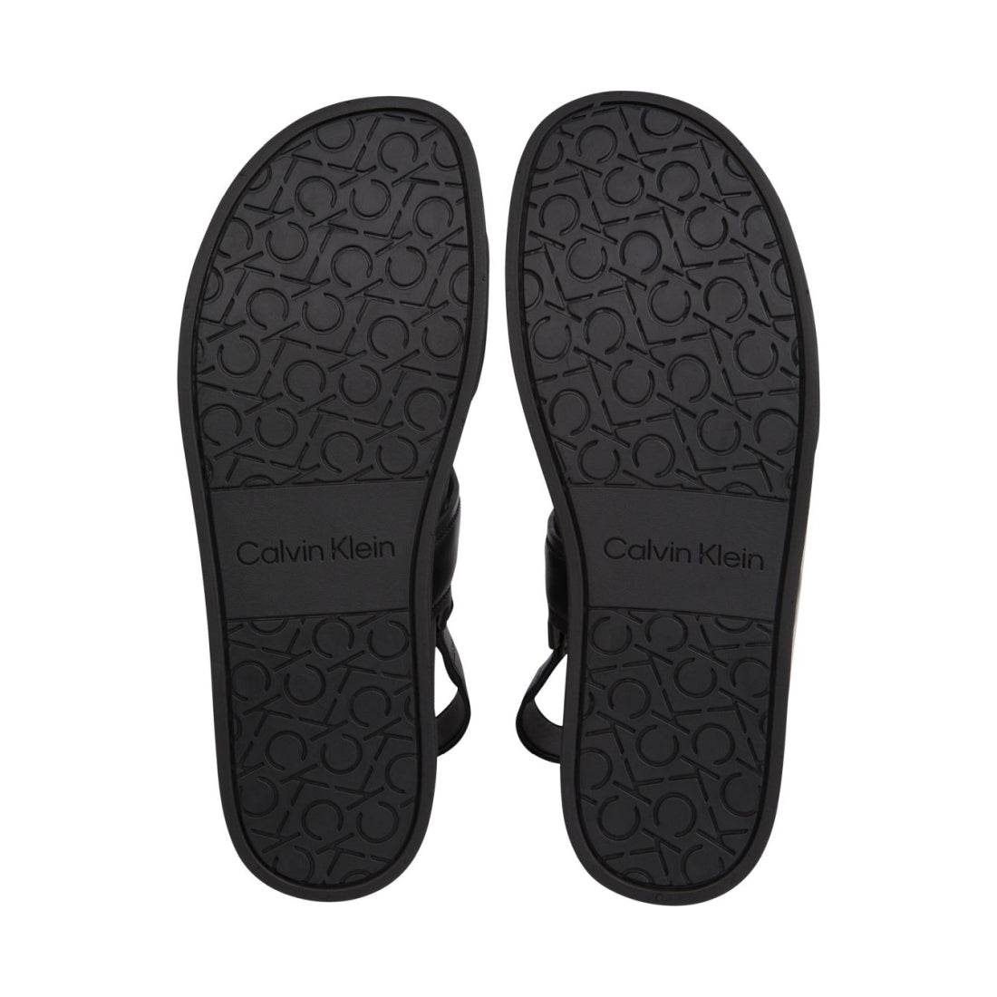 Calvin Klein mens ck black back strap sandal | Vilbury London