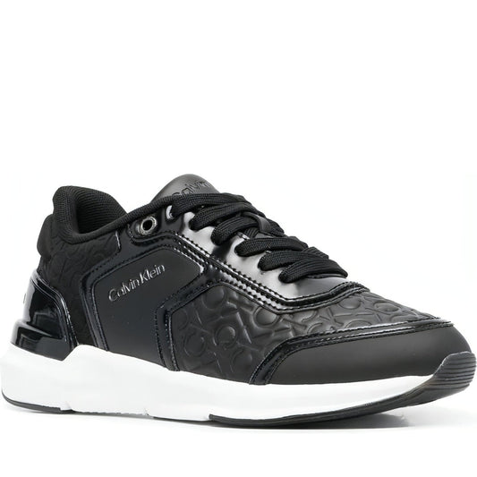 CALVIN KLEIN womens seasonal blamono flexi mix trainers | Vilbury London