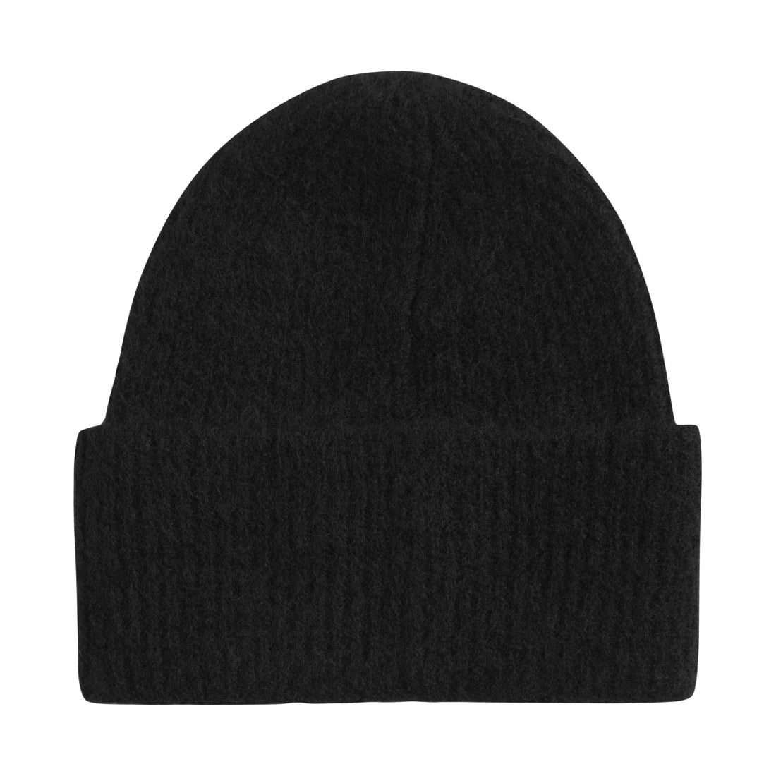 Calvin Klein mens Black lux wool beanie | Vilbury London