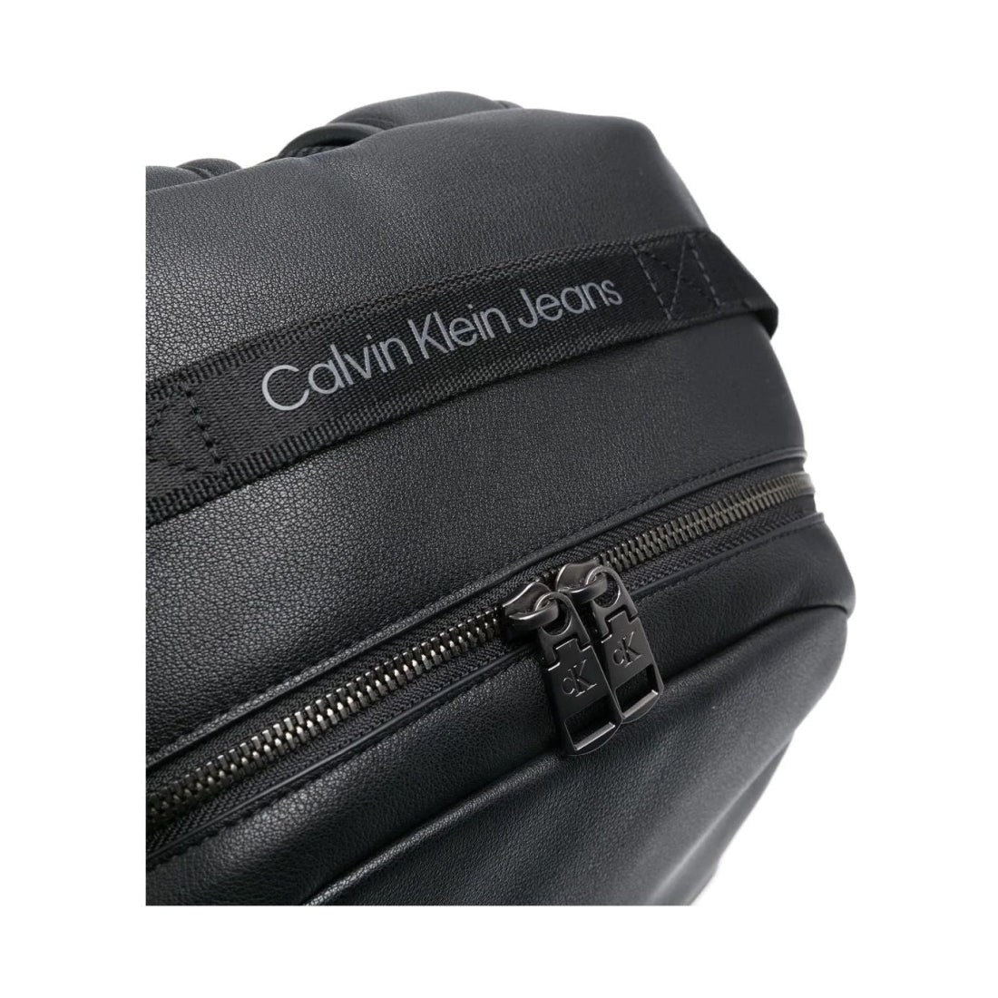 Calvin Klein Jeans mens black ultralight campus backpack | Vilbury London