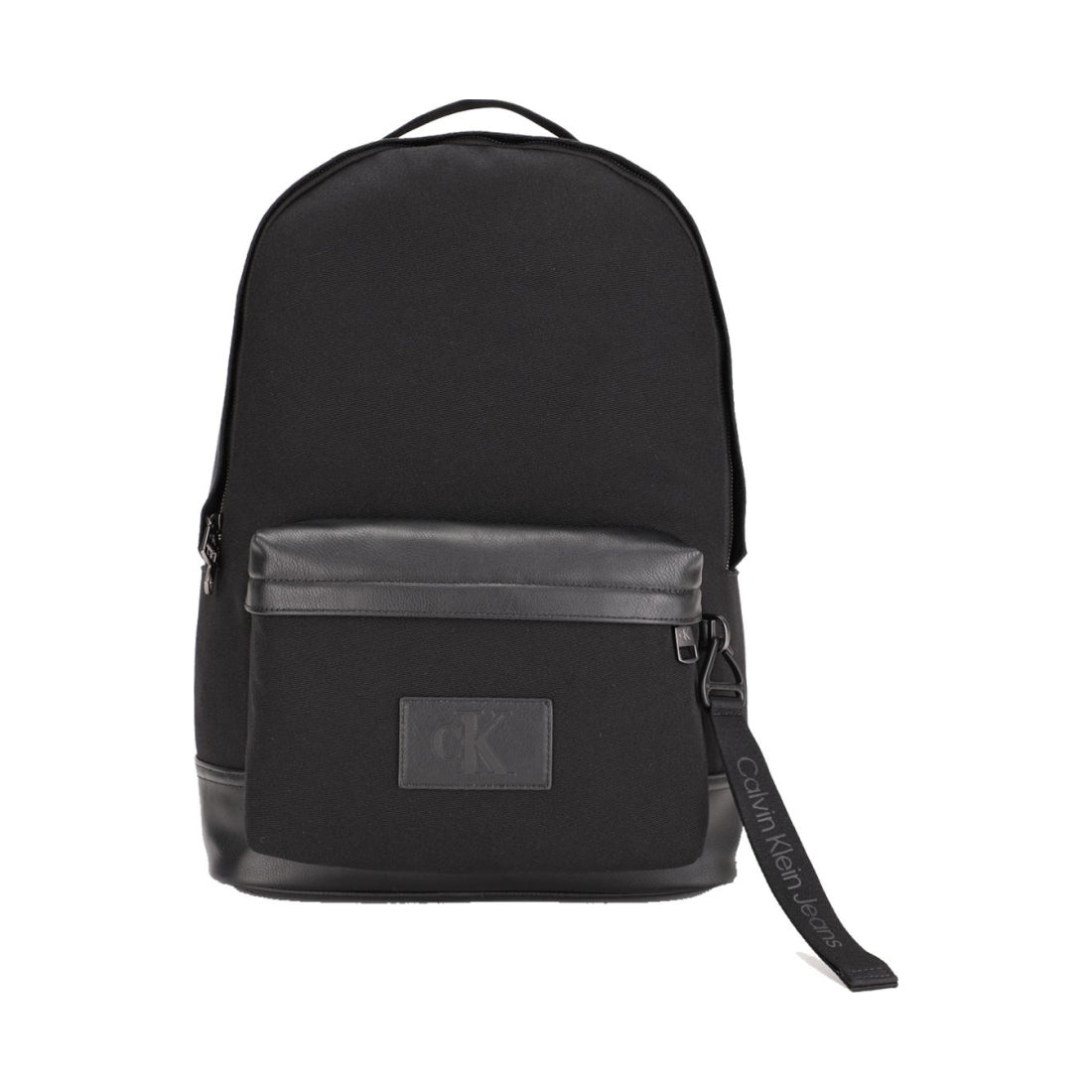 Calvin Klein Jeans mens black tagged backpack mix | Vilbury London