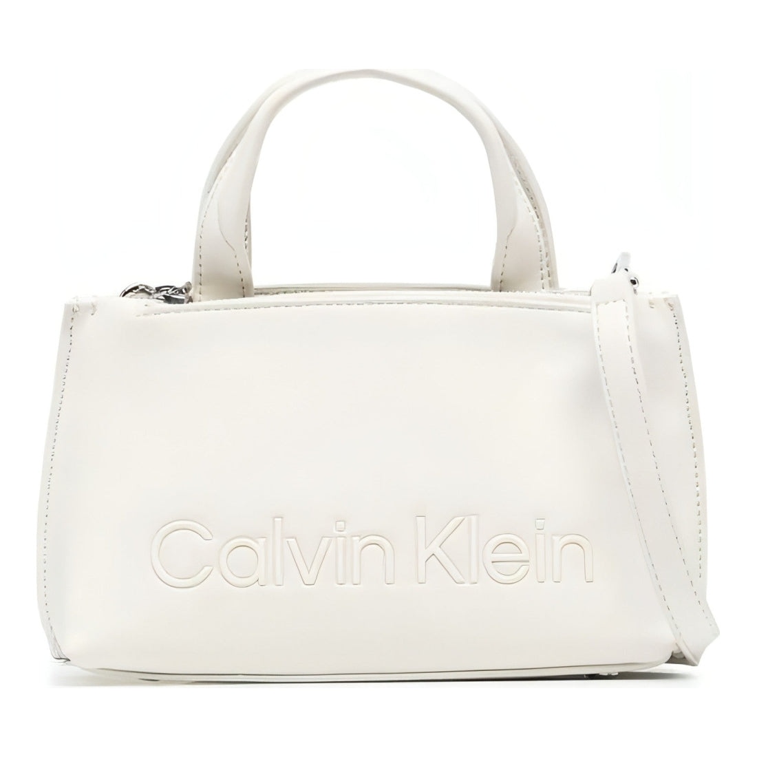 Calvin Klein womens dark ecru set tote | Vilbury London