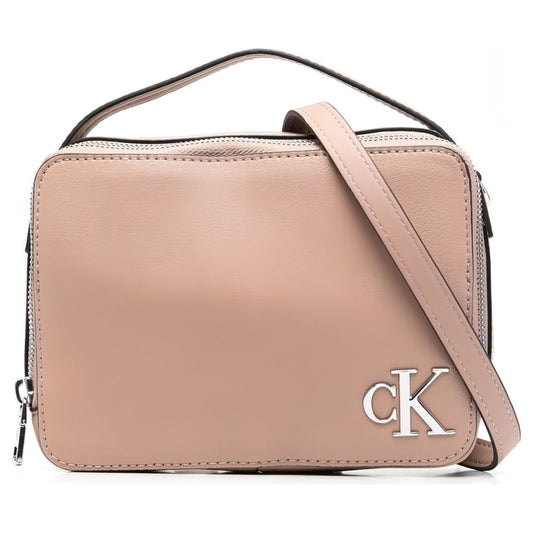 Calvin Klein Jeans womens dark blush minimal monogram camera bag18 | Vilbury London