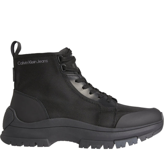 Calvin Klein mens Black hiking laceup boot | Vilbury London