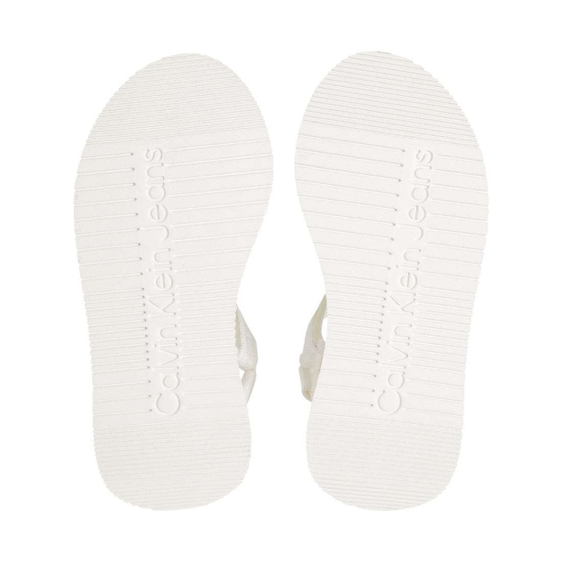 Calvin Klein Womens Bright White prefresato sandal 1 | Vilbury London