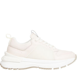 Calvin Klein Jeans womens peach blush, creamy chunky frosted sport shoe | Vilbury London