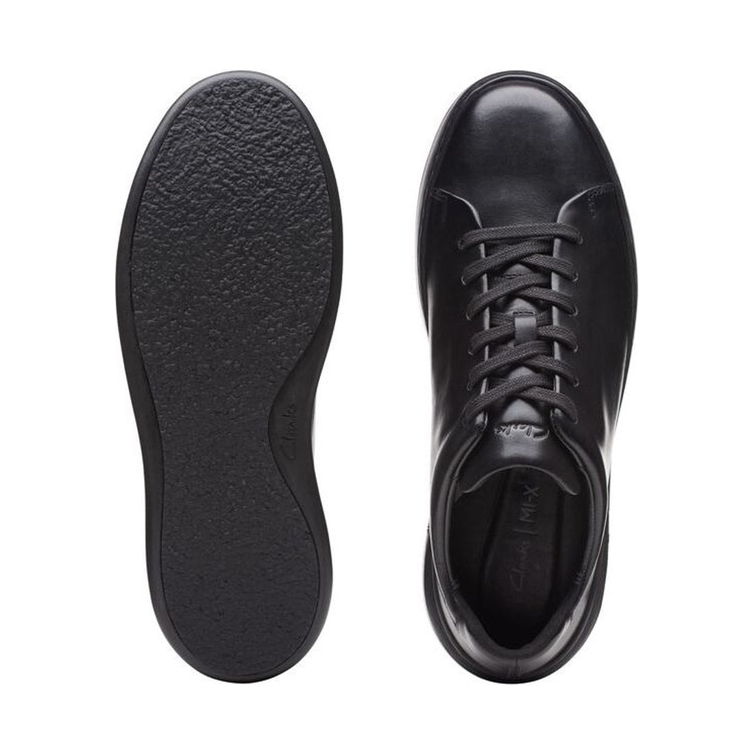 Clarks mens Black courtlite lace sport shoe | Vilbury London
