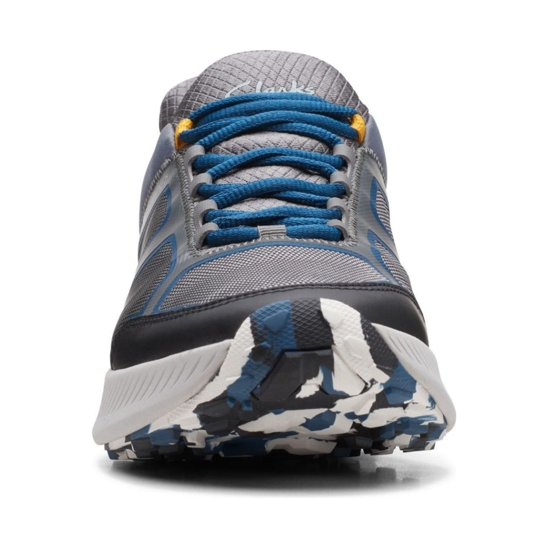 Clarks mens Grey Combi atl trail lo sport shoe | Vilbury London