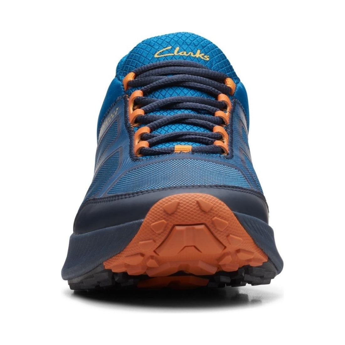 Clarks mens Blue Combi atl trail lo sport shoe | Vilbury London