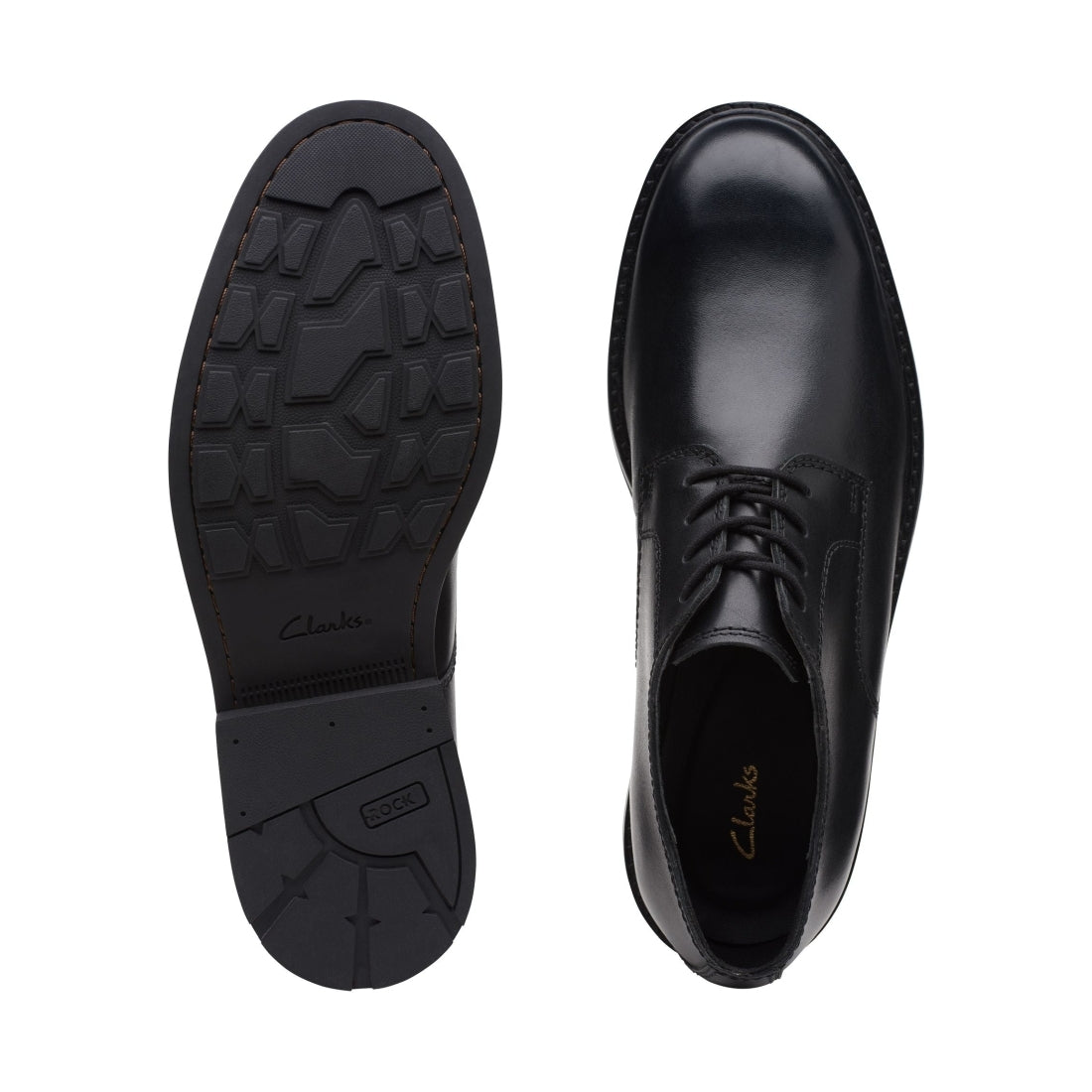 Clarks mens Black craftevan lace formal | Vilbury London