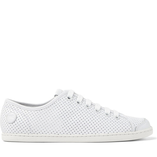 CAMPER womens white natural uno sport shoe | Vilbury London