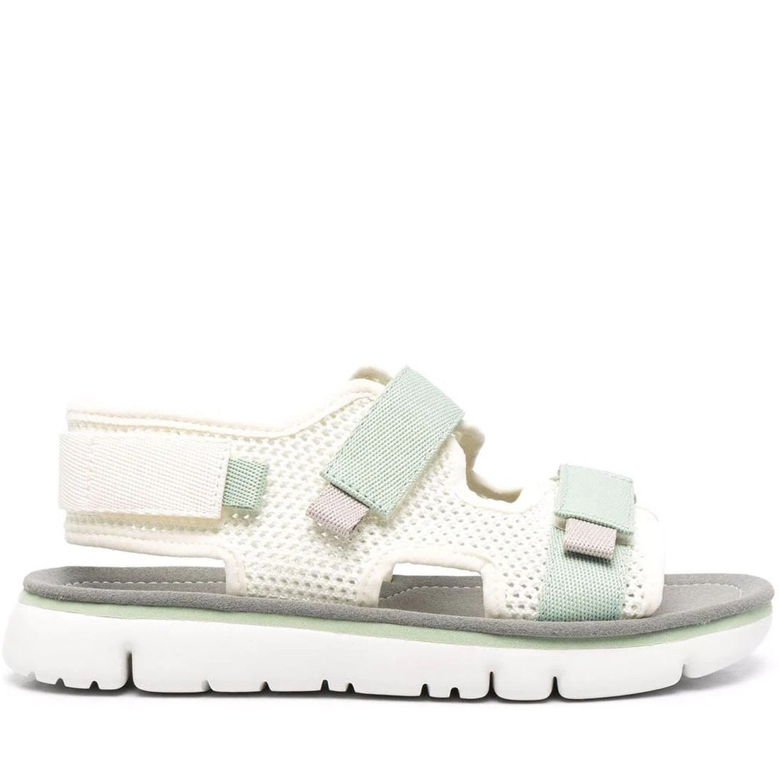 Camper Womens white red black casual open sandals | Vilbury London