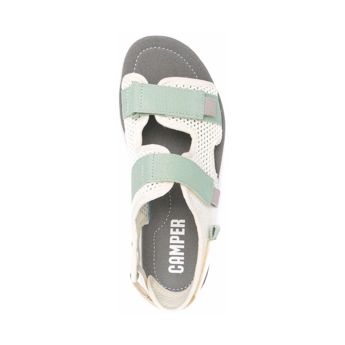Camper Womens white red black casual open sandals | Vilbury London