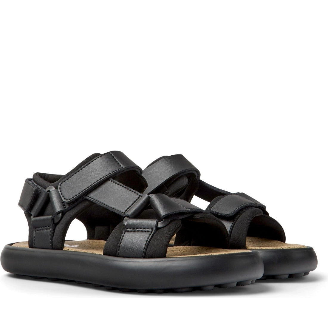 CAMPER womens black casual open sandals | Vilbury London