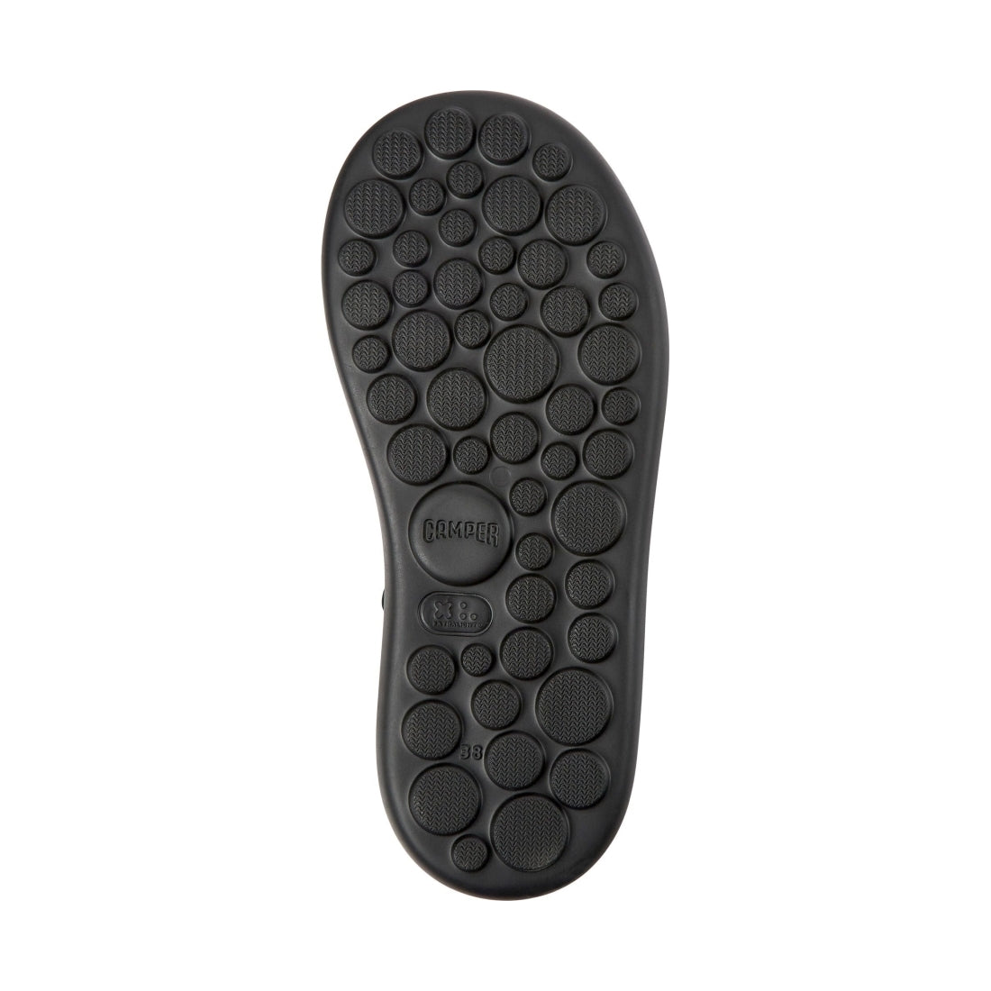 CAMPER womens black casual open sandals | Vilbury London