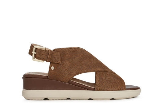 Geox Womens Brown D Pisa Sandals D02GUA00007C0013 | Vilbury London