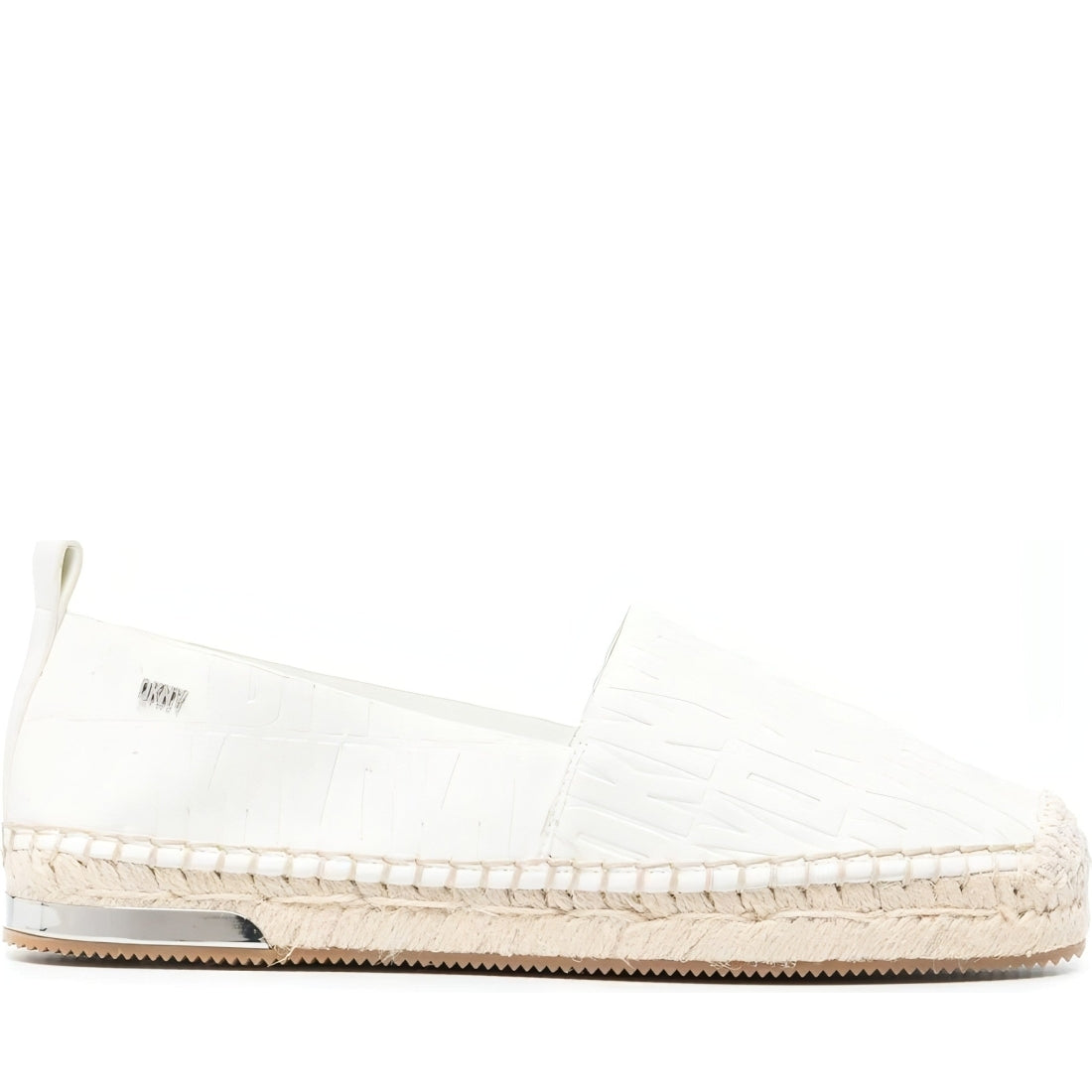 DKNY womens white makalina espadriles | Vilbury London