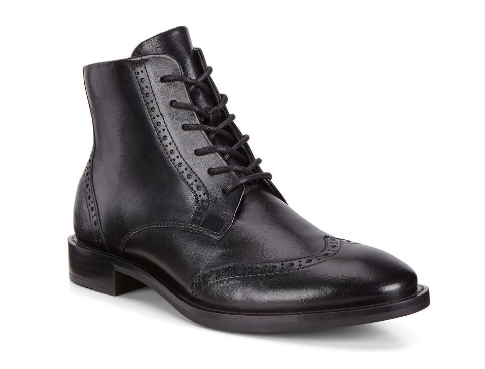 Ecco Womens Black Sartorelle 25 Tailored Boots 266353-01001 | Vilbury London