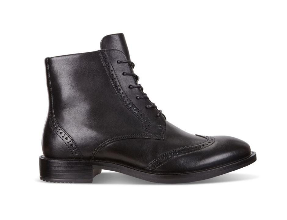 Ecco Womens Black Sartorelle 25 Tailored Boots 266353-01001 | Vilbury London