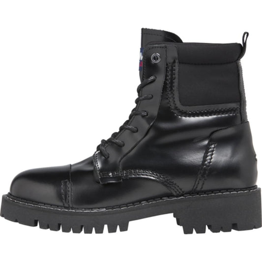 Tommy Jeans Female Black Fashion Pop Color Boot EN0EN01144 BDS | Vilbury London